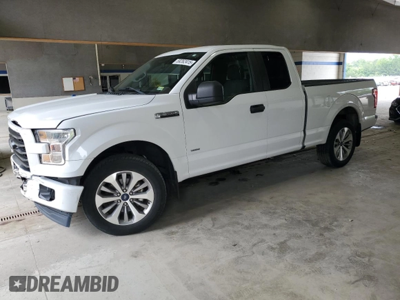 2017 Ford F-150 XL with VIN 1FTEX1EP6HFC30227, listed as a Copart auction lot 59262415 with 101,185 mi miles and Salvage title. Bid and sale history available at DreamBid. Image 1.