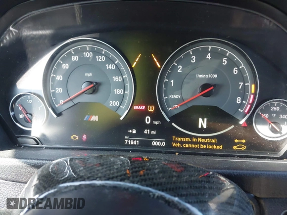 2016 BMW M3 with VIN WBS8M9C53G5E68381, listed as a IAAI auction lot 41991499 with 71,941 mi miles and . Bid and sale history available at DreamBid. Image 7.