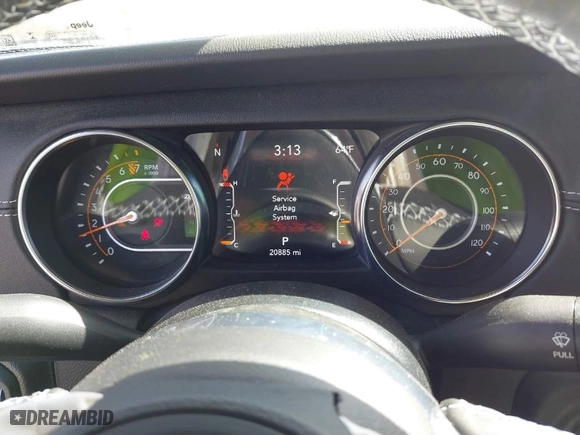 2022 Jeep Gladiator High Altitude with VIN 1C6HJTFG1NL167518, listed as a IAAI auction lot 41838411 with 20,885 mi miles. Bid and sale history available at carsss.com. Image 7.