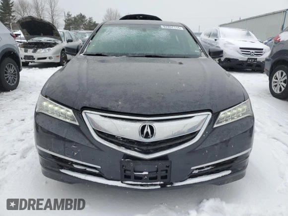 2015 Acura TLX with VIN 19UUB1F37FA800401, listed as a Copart auction lot 82857114 with 120,370 mi miles and Clean Title. Bid and sale history available at carsss.com. Image 5.