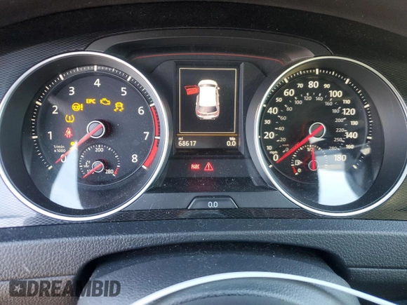 2015 Volkswagen Golf GTI S with VIN 3VW5T7AUXFM099940, listed as a Copart auction lot 82705914 with 68,617 mi miles and Salvage Title. Bid and sale history available at carsss.com. Image 9.
