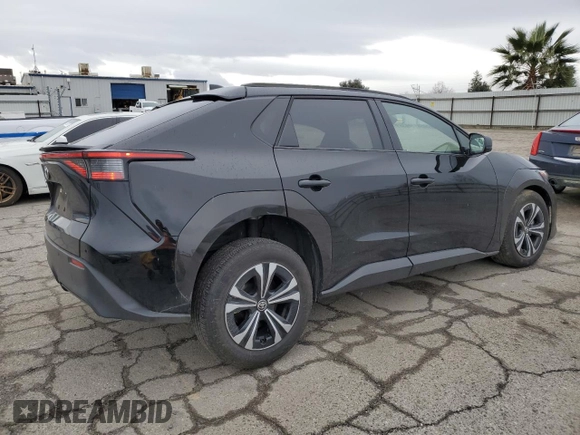 2023 Toyota bZ4X XLE with VIN JTMAAAAA7PA026565, listed as a Copart auction lot 44825145 with 17,890 mi miles and Salvage Title. Bid and sale history available at DreamBid. Image 3.
