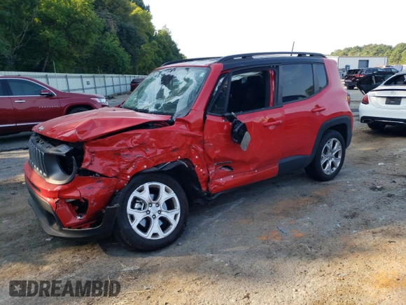 2023 Jeep Renegade Limited with VIN ZACNJDD13PPP32587, listed as a Copart auction lot 67443134 with 23,694 mi miles and Non repairable. Bid and sale history available at DreamBid. Image 1.