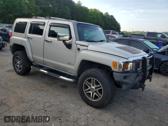 2006 Hummer H3 z VIN 5GTDN136668318328, wystawiony jako Copart lot #55275195 z przebiegiem 266 391 mil mil oraz Nie do naprawy • Non repairable. Historia ofert i sprzedaży dostępna na DreamBid. Obrazek 4.