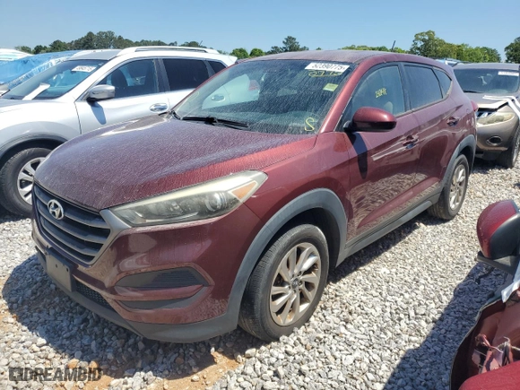 2016 Hyundai Tucson SE with VIN KM8J23A47GU033304, listed as a Copart auction lot 52390775 with 242,148 mi miles and Clean Title. Bid and sale history available at carsss.com. Image 1.