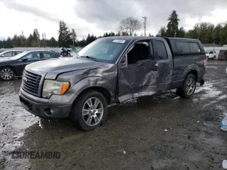 2014 Ford F-150 XL with VIN 1FTEX1CM5EKF19742, listed as a Copart auction lot 47705005 with 222,110 mi miles and Salvage Title. Bid and sale history available at carsss.com. Image 1.