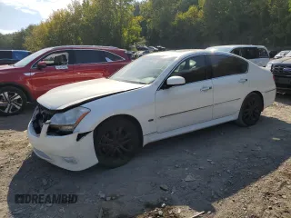 2008 Infiniti M with VIN JNKAY01F98M651369, listed as a Copart auction lot 70966624 with 164,593 mi miles and Salvage Title. Bid and sale history available at carsss.com. Image 1.