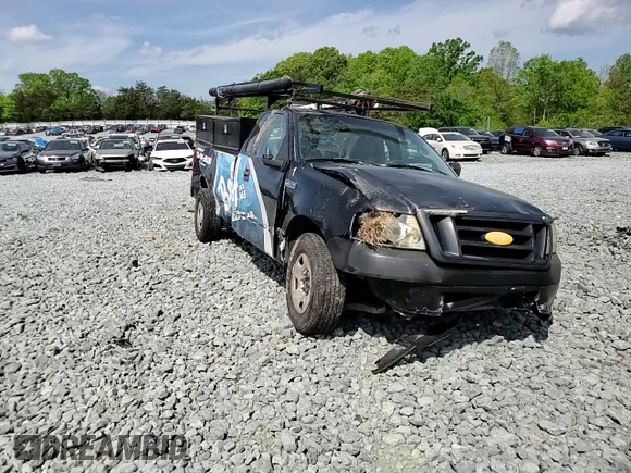 2007 Ford F-150 XL with VIN 1FTRF12247NA08092, listed as a Copart auction lot 53934265 with Not provided miles and Salvage title. Bid and sale history available at DreamBid. Image 13.