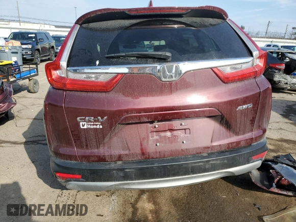 2019 Honda CR-V EX with VIN 7FARW2H54KE025493, listed as a Copart auction lot 47879525 with 0 mi miles and Salvage Title. Bid and sale history available at carsss.com. Image 6.