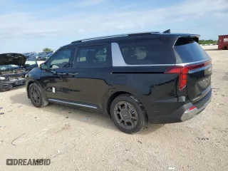 2025 Kia Carnival SX Prestige with VIN KNDNE5K35S6455177, listed as a Copart auction lot 67465454 with 3,446 mi miles and Salvage Title. Bid and sale history available at carsss.com. Image 2.