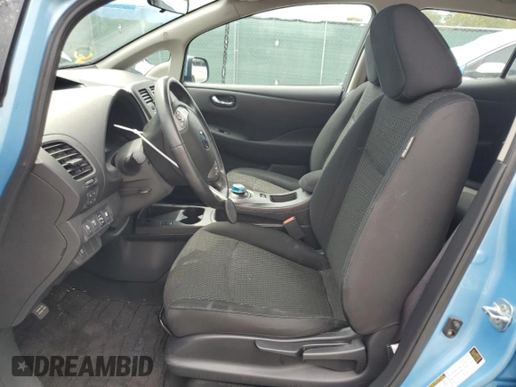 2015 Nissan LEAF SV with VIN 1N4AZ0CP9FC316237, listed as a Copart auction lot 66060053 with 48,475 mi miles. Bid and sale history available at carsss.com. Image 7.