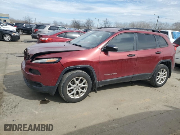 2016 Jeep Cherokee Altitude with VIN 1C4PJMAS9GW174465, listed as a Copart auction lot 46621775 with 157,667 mi miles and Salvage title. Bid and sale history available at DreamBid. Image 1.