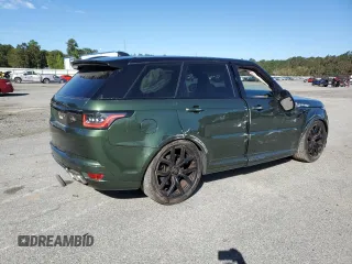 2020 Land Rover Range Rover Sport SVR with VIN SALWZ2RE2LA742059, listed as a Copart auction lot 75480074 with 44,586 mi miles and Salvage Title. Bid and sale history available at carsss.com. Image 3.