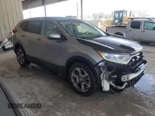2018 Honda CR-V EX with VIN 7FARW1H55JE011157, listed as a Copart auction lot 54165435 with 81,620 mi miles and Salvage Title. Bid and sale history available at carsss.com. Image 4.