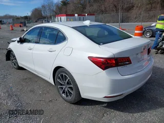 2016 Acura TLX V6 with VIN 19UUB2F30GA006203, listed as a IAAI auction lot 41489757 with 37,403 mi miles. Bid and sale history available at carsss.com. Image 3.