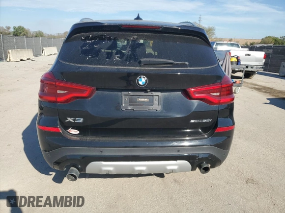 2020 BMW X3 sDrive30i with VIN 5UXTY3C00LLU69643, listed as a Copart auction lot 47478345 with 150,118 mi miles and Clean Title. Bid and sale history available at carsss.com. Image 6.