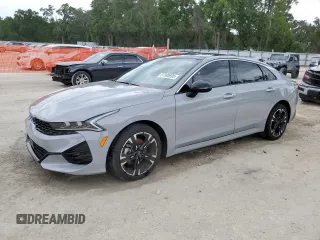 2024 Kia K5 GT-Line z VIN 5XXG64J24RG237106, wystawiony jako Copart lot #57590695 z przebiegiem 17 663 mil mil oraz Szkody całkowita. Historia ofert i sprzedaży dostępna na DreamBid. Obrazek 1.
