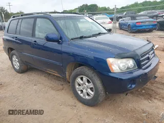 2003 Toyota Highlander z VIN JTEHF21AX30152341, wystawiony jako IAAI lot #42120459 z przebiegiem 192 450 mil mil oraz . Historia ofert i sprzedaży dostępna na DreamBid. Obrazek 1.