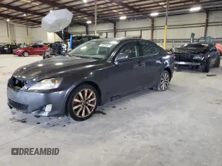 2007 Lexus IS 250 with VIN JTHCK262672016986, listed as a Copart auction lot 59559905 with Not provided miles and Clean title. Bid and sale history available at DreamBid. Image 1.