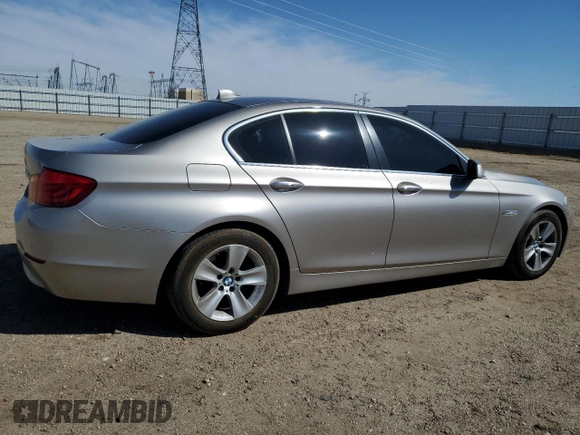 2013 BMW 5 Series 528i with VIN WBAXG5C54DD229520, listed as a Copart auction lot 49254295 with 161,348 mi miles and Salvage Title. Bid and sale history available at carsss.com. Image 3.