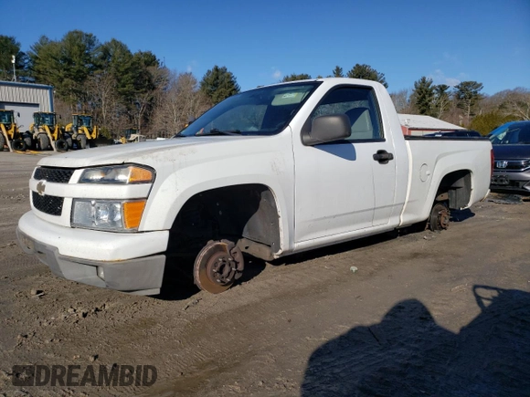 2010 Chevrolet Colorado Work Truck z VIN 1GCCSBD98A8136861, wystawiony jako Copart lot #47518715 z przebiegiem 120 339 mil mil oraz Czysty tytuł • Clean title. Historia ofert i sprzedaży dostępna na DreamBid. Obrazek 1.