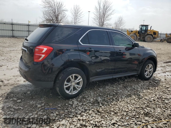 2017 Chevrolet Equinox LS with VIN 2GNFLEEK9H6250713, listed as a Copart auction lot 53553035 with 212,727 mi miles and Non Repairable. Bid and sale history available at DreamBid. Image 3.