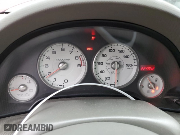 2006 Acura RSX Type-S Leather with VIN JH4DC53096S010832, listed as a Copart auction lot 48749555 with 224,952 mi miles and Salvage Title. Bid and sale history available at carsss.com. Image 9.