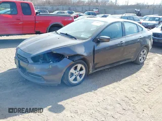 2016 Dodge Dart SXT with VIN 1C3CDFBB9GD605399, listed as a IAAI auction lot 41884977 with 164,833 mi miles. Bid and sale history available at carsss.com. Image 2.