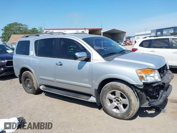 2011 Nissan Armada SV with VIN 5N1BA0NDXBN607669, listed as a IAAI auction lot 41930926 with 197,382 mi miles and . Bid and sale history available at DreamBid. Image 13.