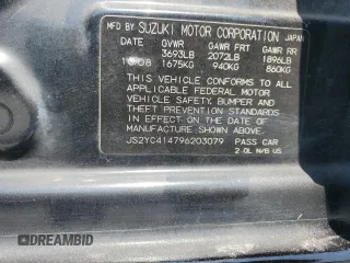 2009 Suzuki SX4 Sport FWD z VIN JS2YC414796203079, wystawiony jako Copart lot #57280845 z przebiegiem 170 213 mil mil oraz Szkody całkowita. Historia ofert i sprzedaży dostępna na DreamBid. Obrazek 13.