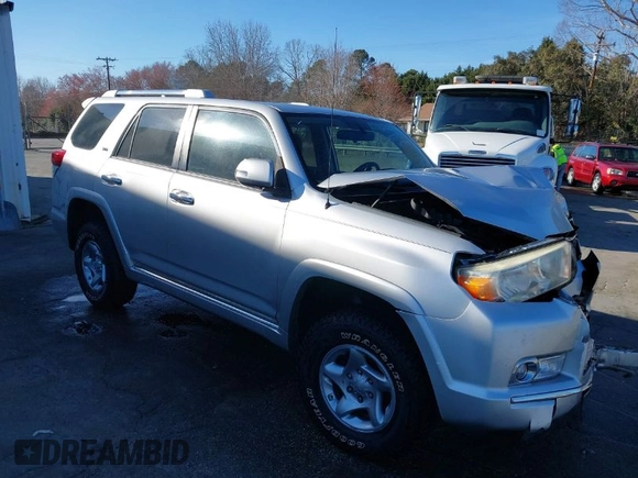 2010 Toyota 4Runner Trail with VIN JTEBU5JR7A5032483, listed as a IAAI auction lot 41377534 with 183,949 mi miles and . Bid and sale history available at DreamBid. Image 1.