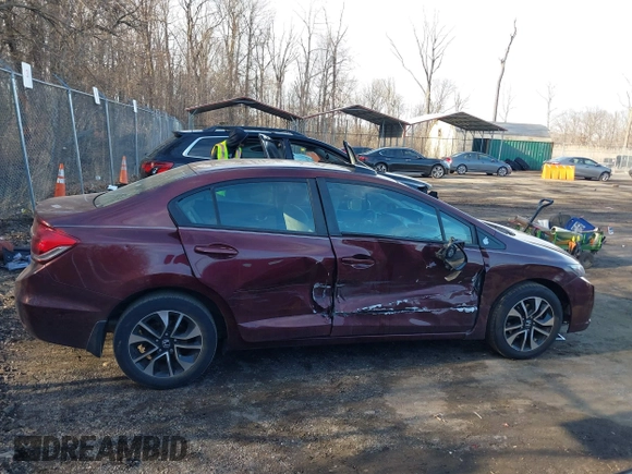 2014 Honda Civic Sedan EX with VIN 19XFB2F80EE249233, listed as a IAAI auction lot 41654087 with 119,126 mi miles. Bid and sale history available at carsss.com. Image 13.