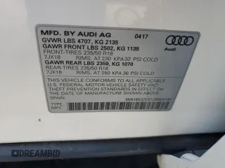 2018 Audi Q3 Premium z VIN WA1BCCFS7JR003141, wystawiony jako Copart lot #55787985 z przebiegiem 53 193 mil mil oraz Szkoda całkowita • Salvage title. Historia ofert i sprzedaży dostępna na DreamBid. Obrazek 14.