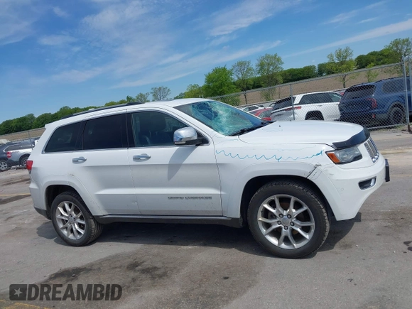 2014 Jeep Grand Cherokee Summit with VIN 1C4RJFJG0EC174871, listed as a IAAI auction lot 42341312 with 170,743 mi miles and . Bid and sale history available at DreamBid. Image 14.