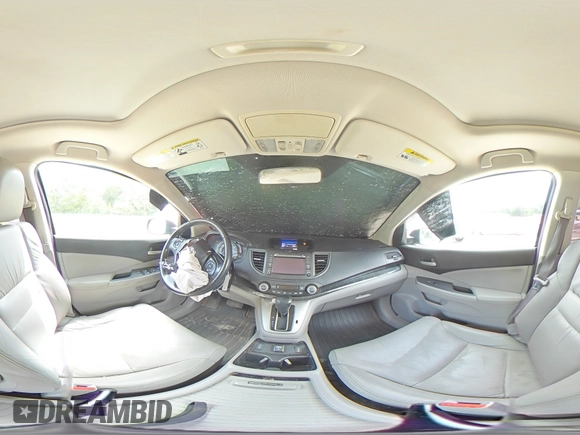 2012 Honda CR-V EX-L with VIN 5J6RM4H71CL061326, listed as a Copart auction lot 58517235 with 182,697 mi miles and Salvage title. Bid and sale history available at DreamBid. Image 15.