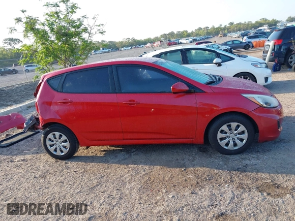 2016 Hyundai Accent SE with VIN KMHCT5AE9GU257815, listed as a IAAI auction lot 41941325 with 109,113 mi miles. Bid and sale history available at carsss.com. Image 13.