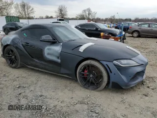 2020 Toyota Supra 3.0 with VIN WZ1DB4C08LW026587, listed as a Copart auction lot 50378495 with 31,247 mi miles and Salvage title. Bid and sale history available at DreamBid. Image 4.