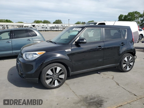 2015 Kia Soul + with VIN KNDJX3A58F7157612, listed as a Copart auction lot 52636145 with 132,897 mi miles and Salvage Title. Bid and sale history available at DreamBid. Image 1.