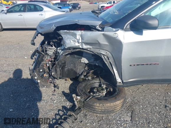 2020 Jeep Compass Trailhawk with VIN 3C4NJDDBXLT106663, listed as a IAAI auction lot 41791300 with 74,162 mi miles and . Bid and sale history available at carsss.com. Image 6.