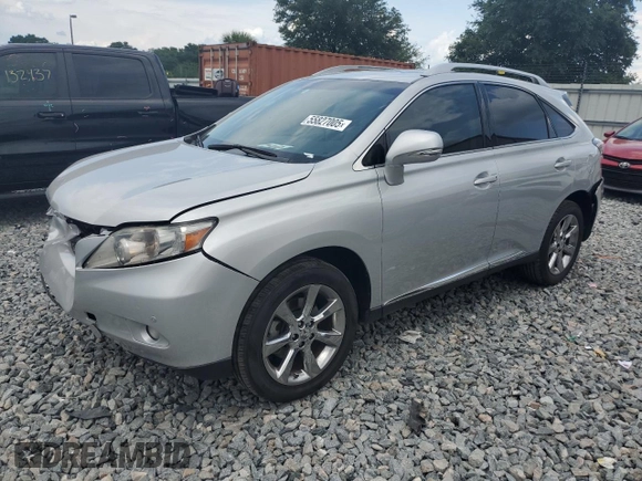 2011 Lexus RX 350 with VIN 2T2ZK1BA0BC044081, listed as a Copart auction lot 55827005 with 192,181 mi miles and Salvage Title. Bid and sale history available at DreamBid. Image 1.
