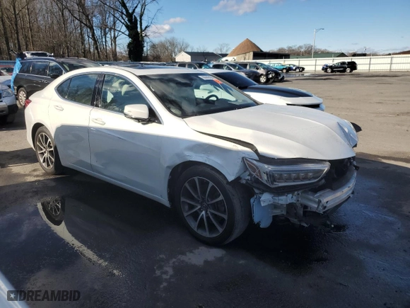2020 Acura TLX with VIN 19UUB2F36LA001727, listed as a Copart auction lot 86689434 with 62,981 mi miles and Salvage Title. Bid and sale history available at carsss.com. Image 4.