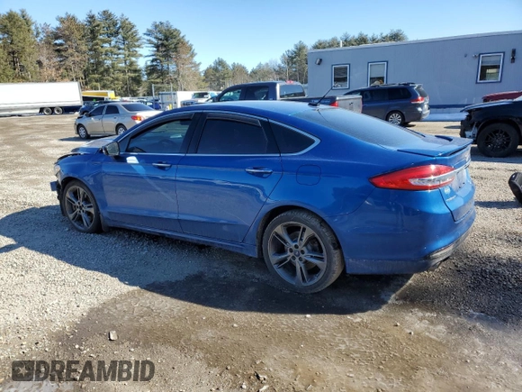 2017 Ford Fusion Sport with VIN 3FA6P0VPXHR331682, listed as a Copart auction lot 47174825 with 109,477 mi miles and Salvage Title. Bid and sale history available at carsss.com. Image 2.