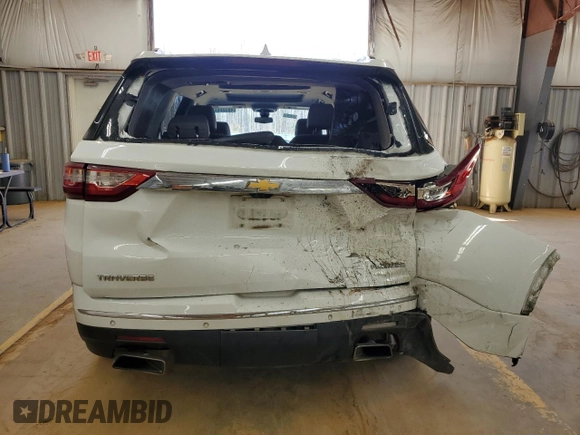 2021 Chevrolet Traverse Premier with VIN 1GNERKKWXMJ149466, listed as a Copart auction lot 48322655 with 94,650 mi miles and Salvage Title. Bid and sale history available at carsss.com. Image 6.