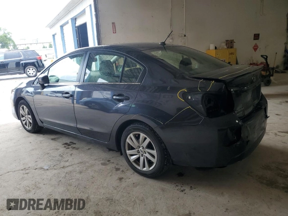 2016 Subaru Impreza Premium с VIN JF1GJAB69GH003936, выставлен на аукционе Copart как лот 63575175 с пробегом 88 996 миль миль и Списание • Salvage title. История ставок и продаж доступна на DreamBid. Изображение 2.