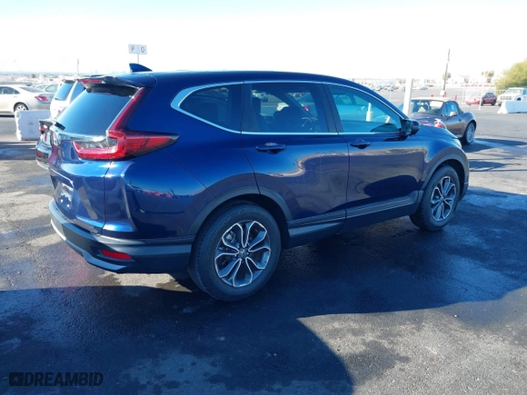 2020 Honda CR-V EX with VIN 2HKRW1H50LH418657, listed as a IAAI auction lot 41271494 with 28,917 mi miles. Bid and sale history available at carsss.com. Image 4.
