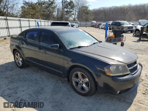 2008 Dodge Avenger R/T with VIN 1B3LC76M48N650408, listed as a Copart auction lot 50935295 with 111,414 mi miles and Salvage Title. Bid and sale history available at DreamBid. Image 4.