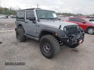 2014 Jeep Wrangler Sport with VIN 1C4AJWAG0EL265409, listed as a IAAI auction lot 41726935 with 78,547 mi miles and . Bid and sale history available at DreamBid. Image 1.