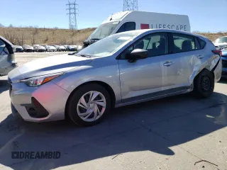 2024 Subaru Impreza z VIN JF1GUABC2R8224312, wystawiony jako Copart lot #50654485 z przebiegiem 26 978 mil mil oraz Szkoda całkowita • Salvage title. Historia ofert i sprzedaży dostępna na DreamBid. Obrazek 1.