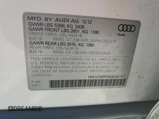 2013 Audi Q5 Premium Plus with VIN WA1LFAFP9DA046197, listed as a Copart auction lot 65804205 with 123,747 mi miles and Clean title. Bid and sale history available at DreamBid. Image 13.