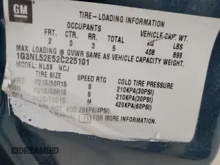 2002 Oldsmobile Alero GL1 z VIN 1G3NL52E52C225101, wystawiony jako Copart lot #44062285 z przebiegiem 92 243 mil mil oraz Szkoda całkowita • Salvage title. Historia ofert i sprzedaży dostępna na DreamBid. Obrazek 13.